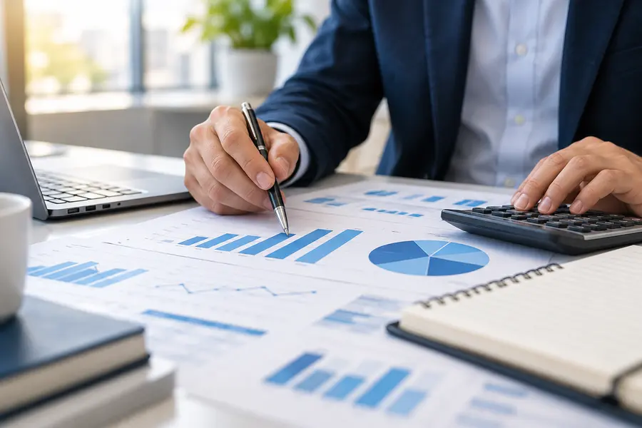 Análisis de gráficos y proyecciones financieras